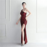 sequins plus Plus Size Formal Party Evening Dress