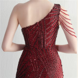 sequins plus Plus Size Formal Party Evening Dress