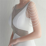 Beaded Gown Dinner Prom Long Evening Dress