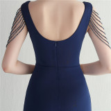 Beaded Gown Dinner Prom Long Evening Dress
