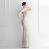 sequins plus Plus Size Formal Party Evening Dress