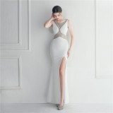 Beaded Gown Dinner Prom Long Evening Dress