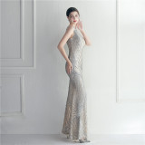 sequins plus Plus Size Formal Party Evening Dress