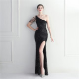 sequins plus Plus Size Formal Party Evening Dress