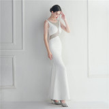 Beaded Gown Dinner Prom Long Evening Dress