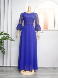 African women's clothing Plus Size lace chiffon dress