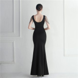 Beaded Gown Dinner Prom Long Evening Dress