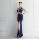 Beaded Gown Dinner Prom Long Evening Dress