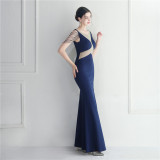 Beaded Gown Dinner Prom Long Evening Dress