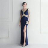 Beaded Gown Dinner Prom Long Evening Dress