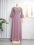 African women's clothing Plus Size lace chiffon dress