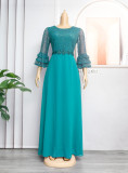 African women's clothing Plus Size lace chiffon dress