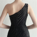 sequins plus Plus Size Formal Party Evening Dress