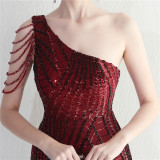 sequins plus Plus Size Formal Party Evening Dress