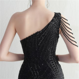 sequins plus Plus Size Formal Party Evening Dress