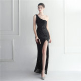 sequins plus Plus Size Formal Party Evening Dress