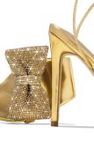 Fashion Sexy High Heel Sandals Rhinestone Bow Cross Lace-Up Outdoor Sandals heels