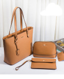 Trendy women's bag retro shoulder handbag large-capacity fashion diagonal four-piece bag