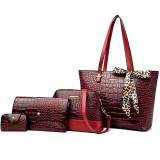 Bucket large-capacity bag women's multi-piece set women's bag popular ladies shoulder handbag