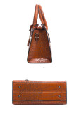 Autumn and winter crocodile pattern handbag fashion trend cross-body bag large capacity Three-Piece bag