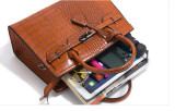 Autumn and winter crocodile pattern handbag fashion trend cross-body bag large capacity Three-Piece bag