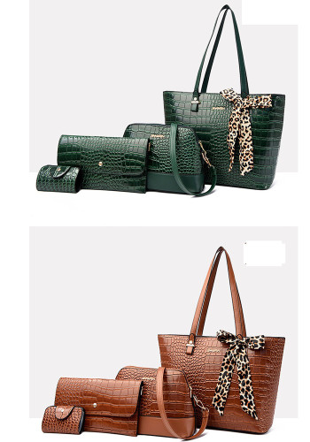 Bucket large-capacity bag women's multi-piece set women's bag popular ladies shoulder handbag