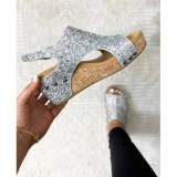 Women Flat Platform Roman Sandals