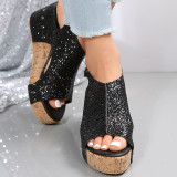 Women Flat Platform Roman Sandals