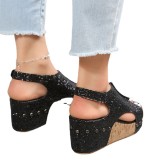 Women Flat Platform Roman Sandals