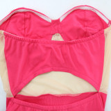 Fashion Sexy Strapless Sleeveless Bodycon Dress For Women