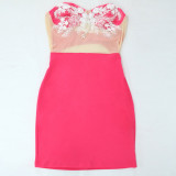 Fashion Sexy Strapless Sleeveless Bodycon Dress For Women