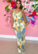 Women Casual Tie Dye Wide Leg Jumpsuit