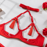 Women Cutout Tassel Temptation Sexy Lingerie