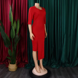 Ladies Fashion Chic Tonol Office Bodycon African Dress