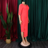 Ladies Fashion Chic Tonol Office Bodycon African Dress