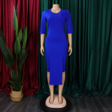 Ladies Fashion Chic Tonol Office Bodycon African Dress
