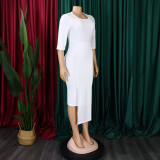 Ladies Fashion Chic Tonol Office Bodycon African Dress