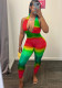 Women Sexy Halter Neck Backless Print Sleeveless Jumpsuit