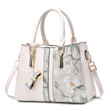 Women's Bag Style Printing Middle-aged Mom Bag Large Capacity Handbag Fashion Shoulder Bag