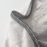 U-Neck Print Jumpsuit Women's Fashion Nightclub Wear