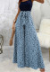 Sexy Fashion U Neck Sleeveless Spot Print Women's Jumpsuit