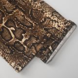 U-Neck Print Jumpsuit Women's Fashion Nightclub Wear