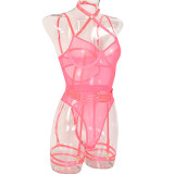 High Stretch Mesh Tight Fitting See-Through Sexy Lingerie