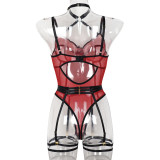 High Stretch Mesh Tight Fitting See-Through Sexy Lingerie