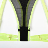High Stretch Mesh Tight Fitting See-Through Sexy Lingerie
