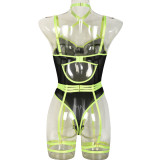 High Stretch Mesh Tight Fitting See-Through Sexy Lingerie