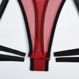 High Stretch Mesh Tight Fitting See-Through Sexy Lingerie