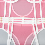 High Stretch Mesh Tight Fitting See-Through Sexy Lingerie