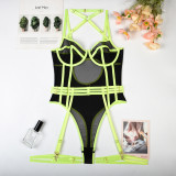 High Stretch Mesh Tight Fitting See-Through Sexy Lingerie