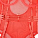 High Stretch Mesh Tight Fitting See-Through Sexy Lingerie